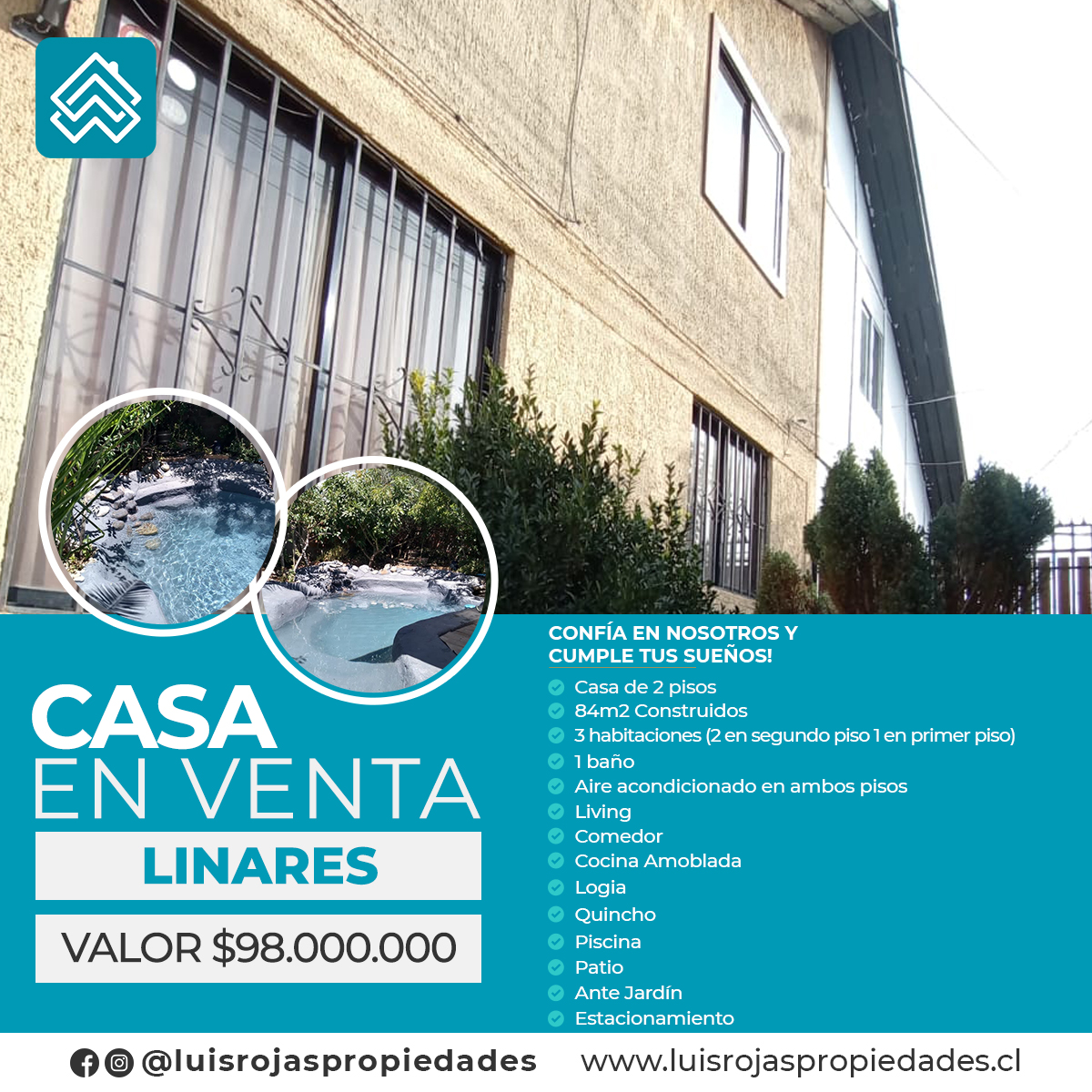 Casa villa Entre ríos, Linares