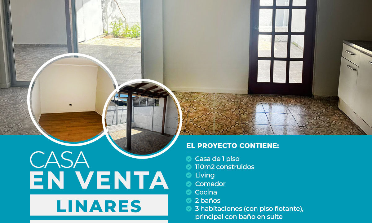 CASA EN VENTA LINARES, VILLA ARAUCO copia