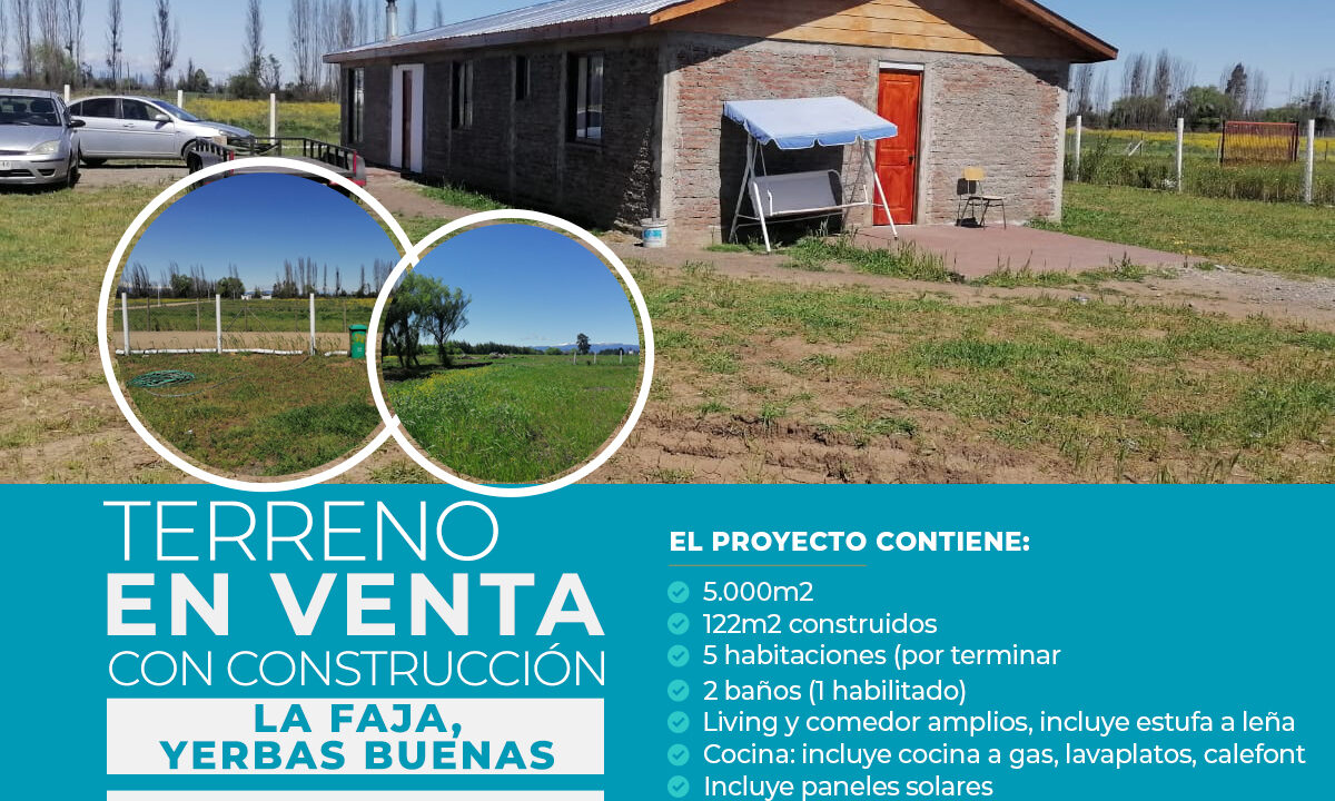 TERRENO EN VENTA CON CONSTRUCCION LA FAJA, YERBAS BUENAS copia