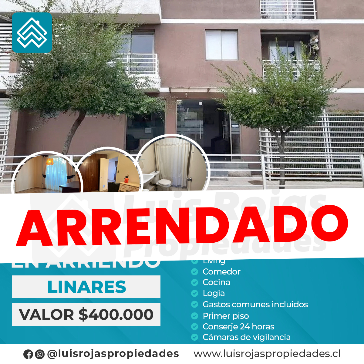 Departamento en arriendo, Linares