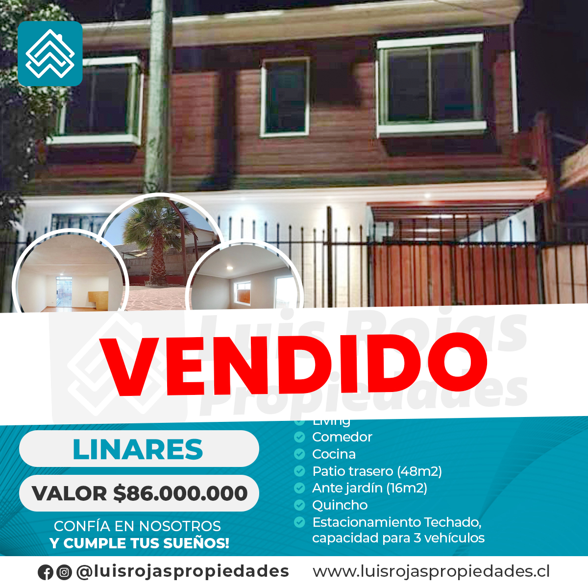 Casa en venta Villa las Vegas, Linares